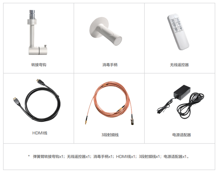 4K超高清術(shù)野攝像機-6G SDI+4K HDMI輸出-遙控版產(chǎn)品配件